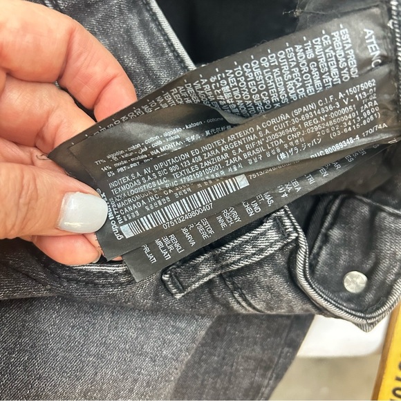 Zara Black Skinny Jeans Modern Silhouette size 8 - Picture 6 of 8